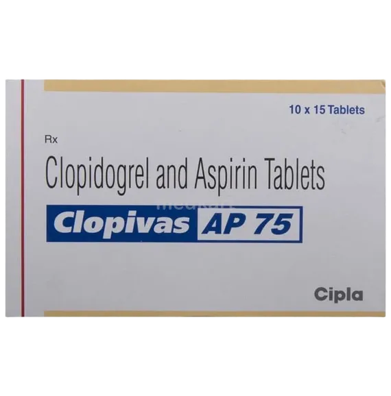 clopivas ap 75mg tablet 15's